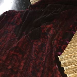 Lucky brand 100%wool scarf . Black, red, lavender